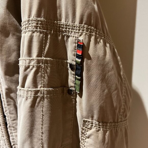 Triple Five Soul Hooded Winter Jacket    Tan Beige Brown   Vintage – Circa 2003 - Picture 6 of 13